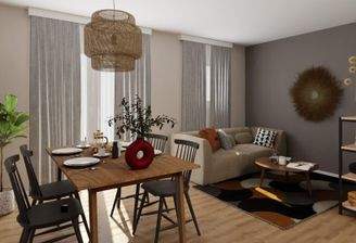 Lichtdurchfluteter Wohnbereich dank bodentiefer Fe