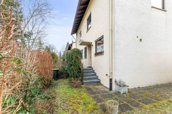 Rückwärtige Hausansicht