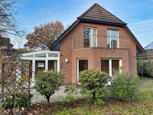 Blick vom Garten - Hausrückseite