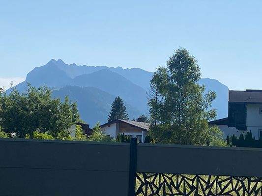 Ausblick vom Wohnzimmer Sommer