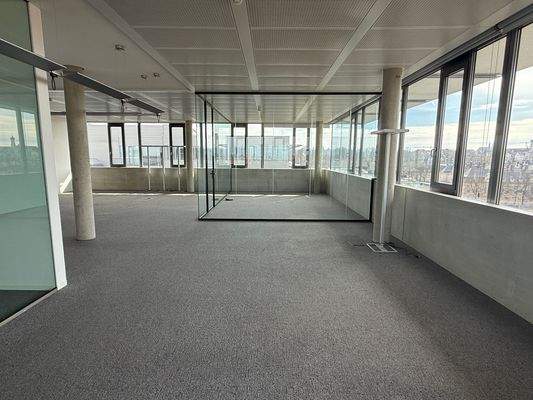 abgetrenntes Eckbüro