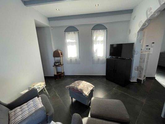 Kreta, Kamisiana: Moderne Villa mit Pool und Meerblick zu verkaufen