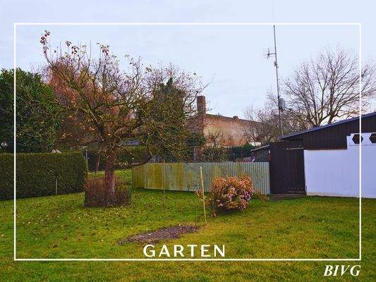 Gartenansicht mit Baum