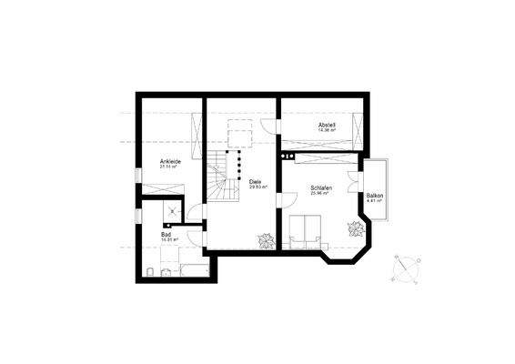 Grundriss Dachgeschoss