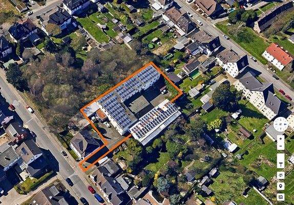 Vogelperspektive von Osten