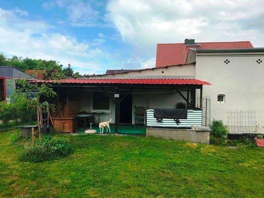 Rückansicht Bebengebäude