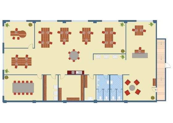 Grundriss Open Space