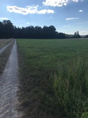 Zufahrt über gesamte Länge durch Feldweg möglich