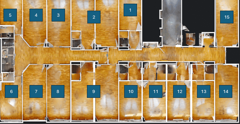 Lageplan Büroetage 7.OG