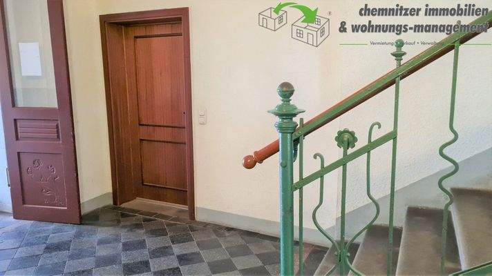 Zugang über Treppenhaus
