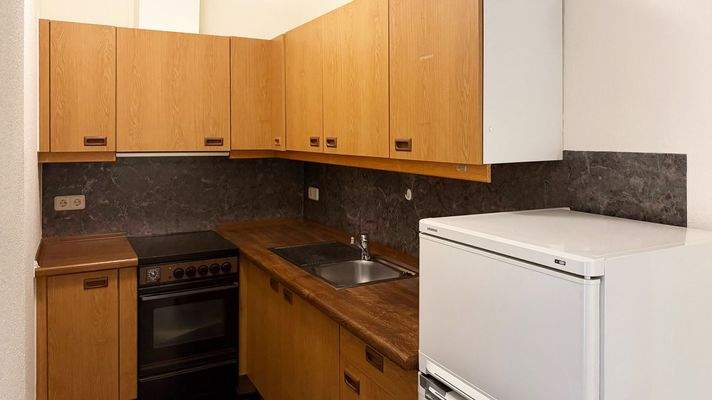 Küche im Dachgeschoss