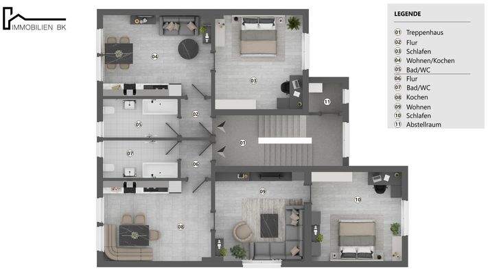 Grundriss Obergeschoss