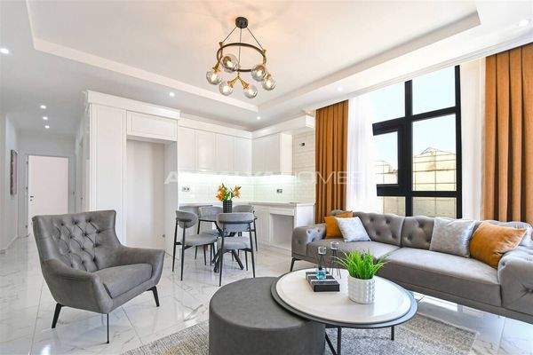 New build Properties with Sea View in a Complex in Alanya