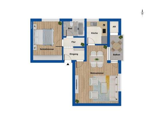 Grundriss 3. Obergeschoss