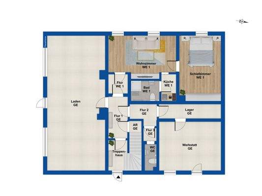 Grundriss Erdgeschoss