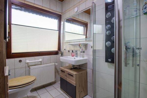 Gäste WC mit Dusche EG