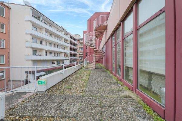 Dachterrasse / Notausgang