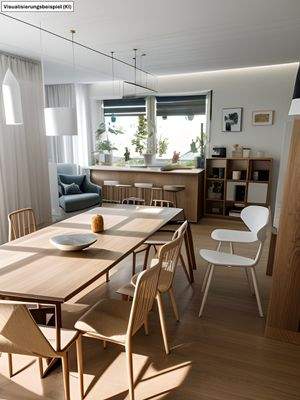 Essecke als Einrichtungsbeispiel (von KI erstellt)