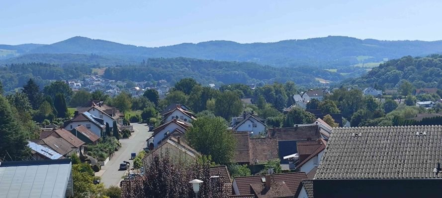 Ausblick vom Balkon