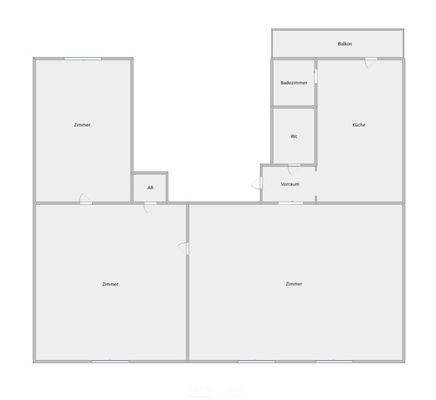 Schematischer Grundriss