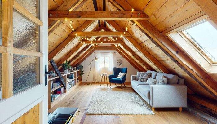 Ausstattungsbeispiel ausbaufähiger Dachboden Wohnung OG/DG