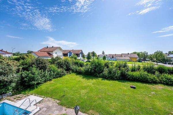 Blick vom Balkon Richtung Süden