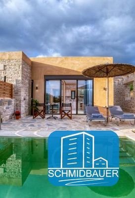 Kreta, Kalamaki: Komplex mit 6 Apartments mit privaten Pools und herrlicher Aussicht zu verkaufen