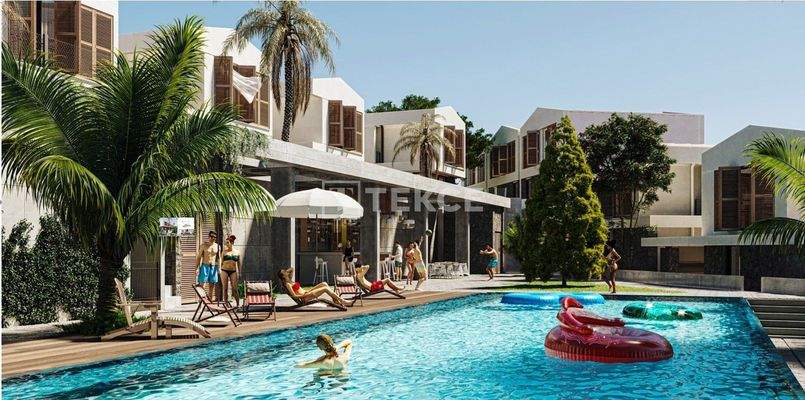 Villas with Sea Views in a Complex in North Cyprus Girne