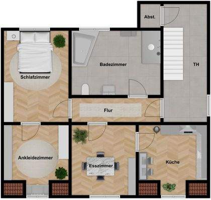 Beispiel Dachgeschoss