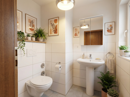 KI generiertes Gäste-WC