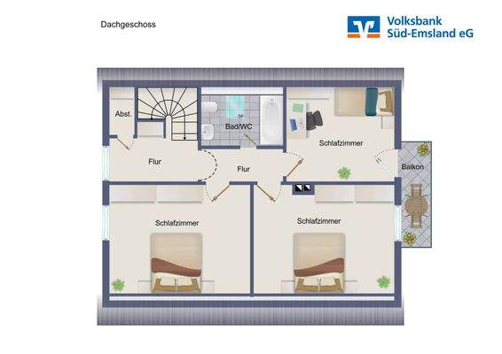 Grundriss Dachgeschoss