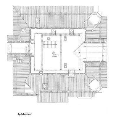 Grundriss Spitzboden