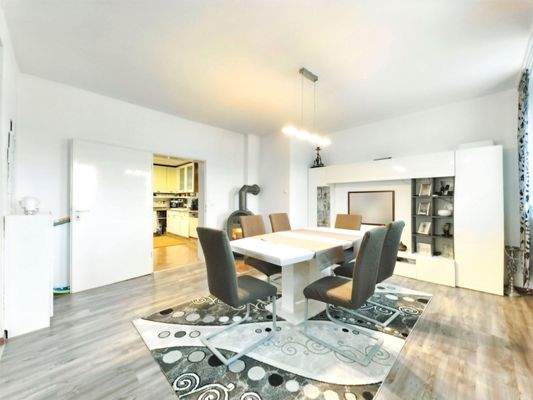 Essbereich zum Wohnzimmer