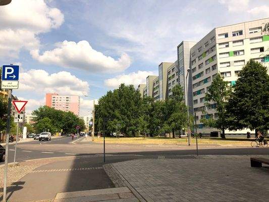 Blick zur Pfotenhauer Straße