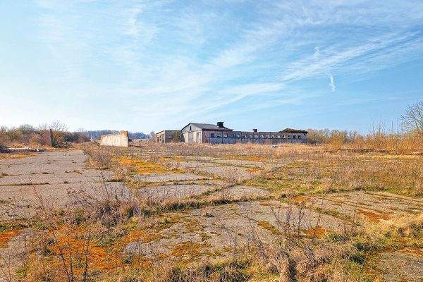 Blick auf das Grundstück