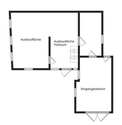 Vorderhaus EG - Skizze nicht maßstabsgetreu