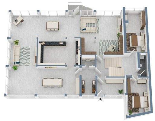 Erdgeschoss & Zwischenebene