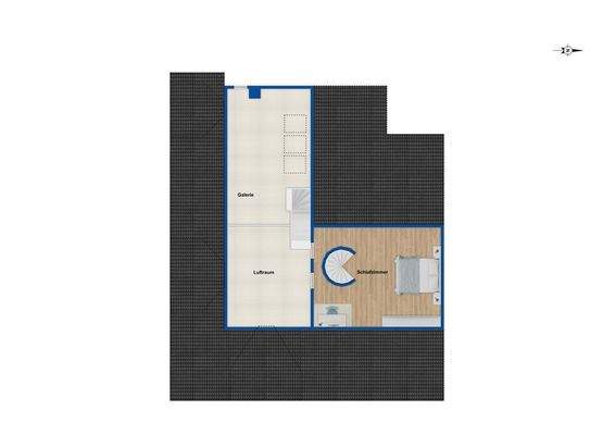 Grundriss Dachgeschoss II