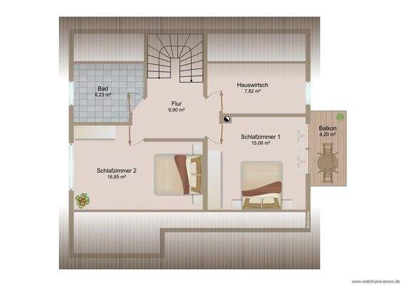 Grundriss Dachgeschoss