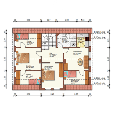 GRUNDRISS OBERGESCHOSS