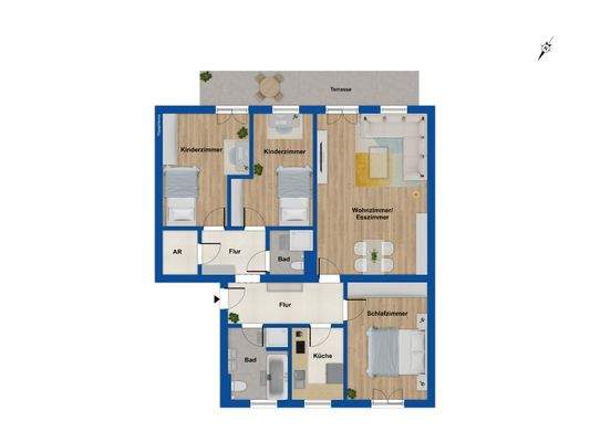 Grundriss Erdgeschoss