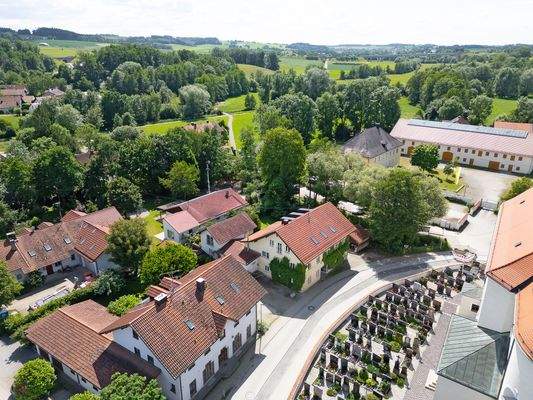 Drohnenaufnahme Haus