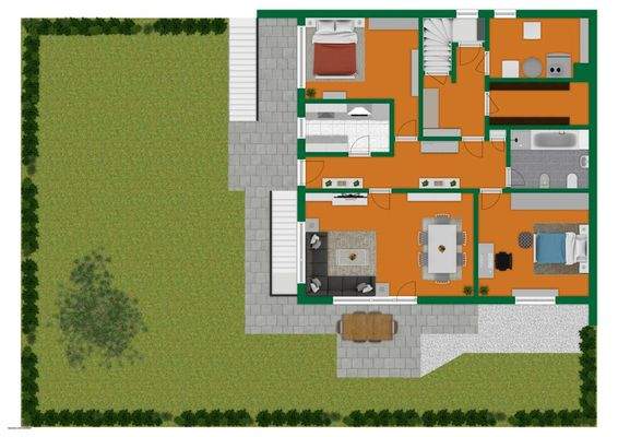 Grundriss Einliegerwohnung