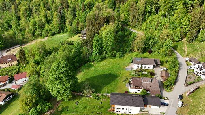 Grundstück von oben