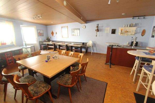 Gastraum an der Kegelbahn