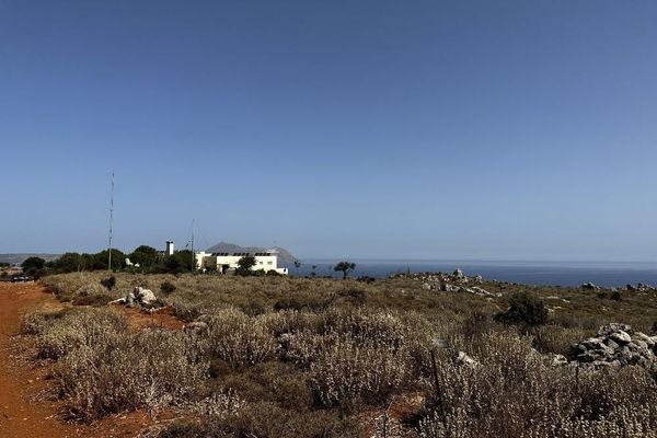 Kreta, Kokkino Chorio: Spektakuläres 80.000 m² großes Grundstück mit Meerblick auf Kreta zum Verkauf