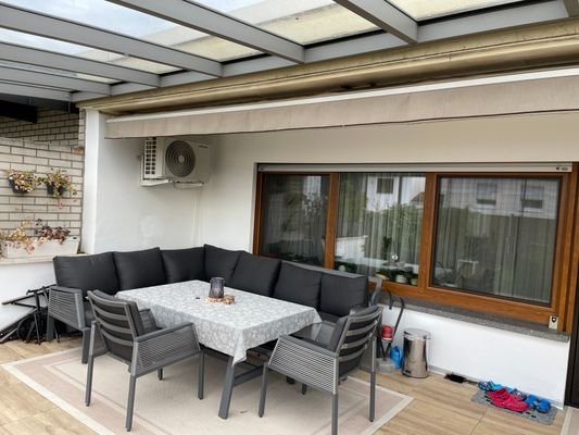 Terrasse - überdacht und Markise 