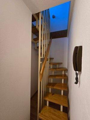 Treppe zur 2. Ebene