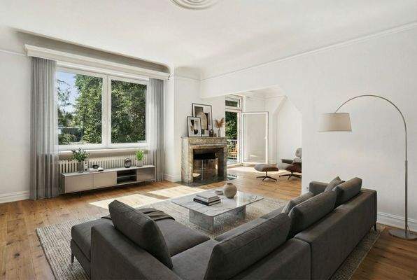 Wohnzimmer im 1. Obergeschoss [KI-optimiertes Foto]