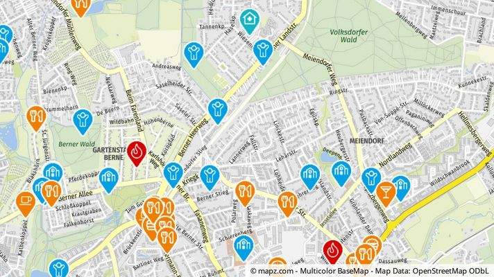 Geolyzer Kartenausschnitt